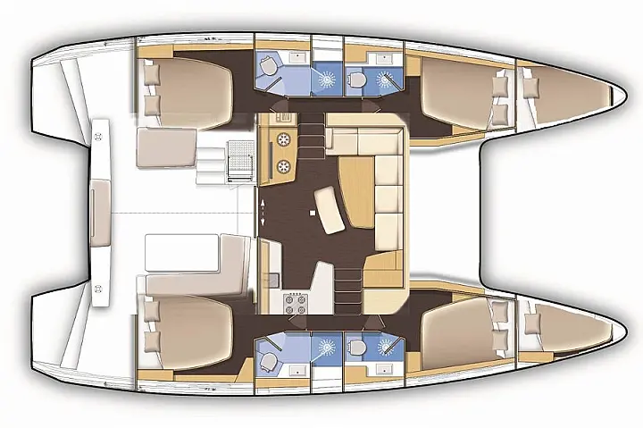 Lagoon 42 - Layout