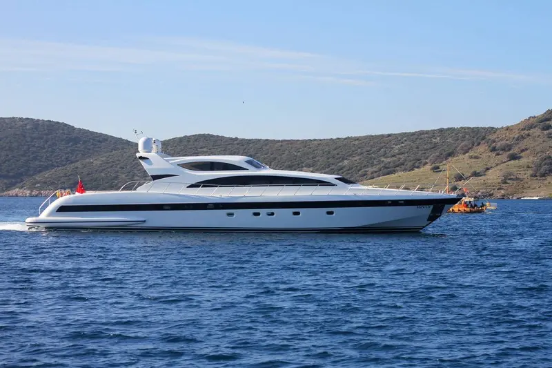 Mina II | Mangusta 107 | 4-Cabin Deluxe Motor Yacht | Bodrum Charter | Booktheboat 