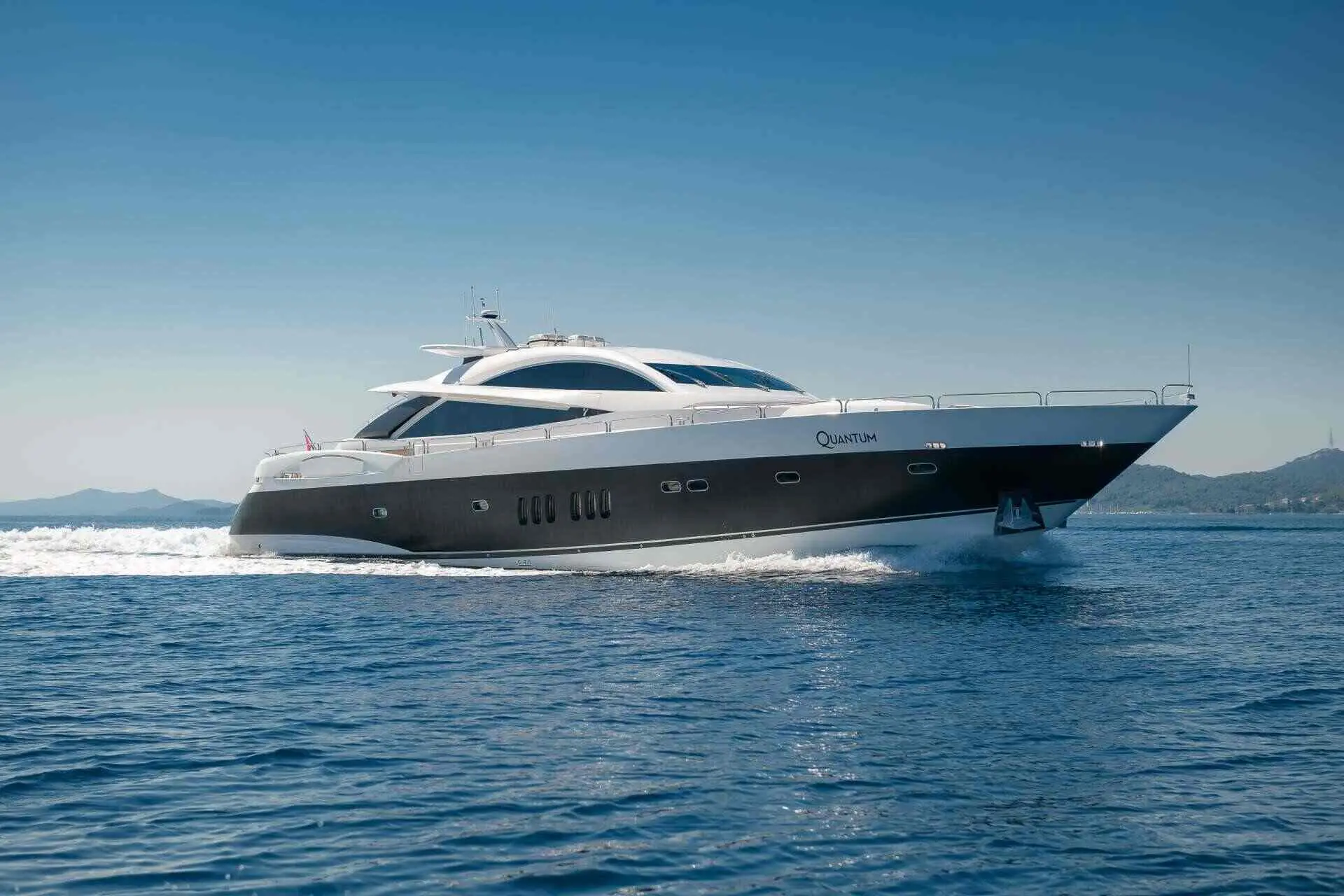 Quantum | Predator 108 | 4-Cabin Deluxe Motor Yacht | Croatia Charter | Booktheboat 