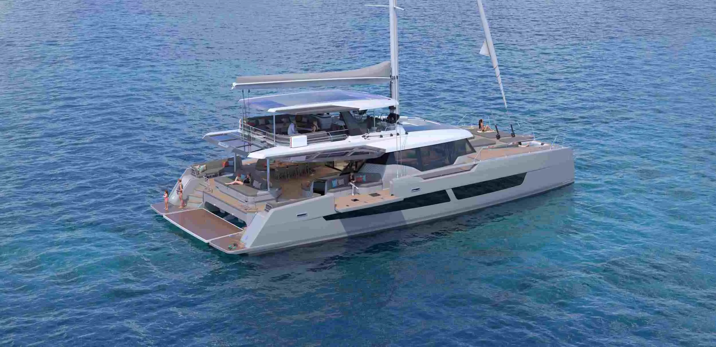 Aloia 80 | Fountaine Pajot 80 S | 5-Cabin Luxury Catamaran | Greece Charter | Booktheboat 