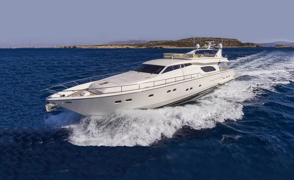 Kentavros | Ferretti 80 | 4-Cabin Luxury Motor Yacht | Greece Charter | Booktheboat 