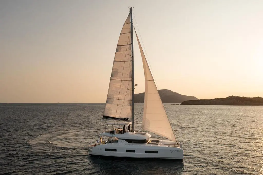 Hydrus | Lagoon 55 | 5-Cabin Luxury Catamaran | Greece Charter | Booktheboat 