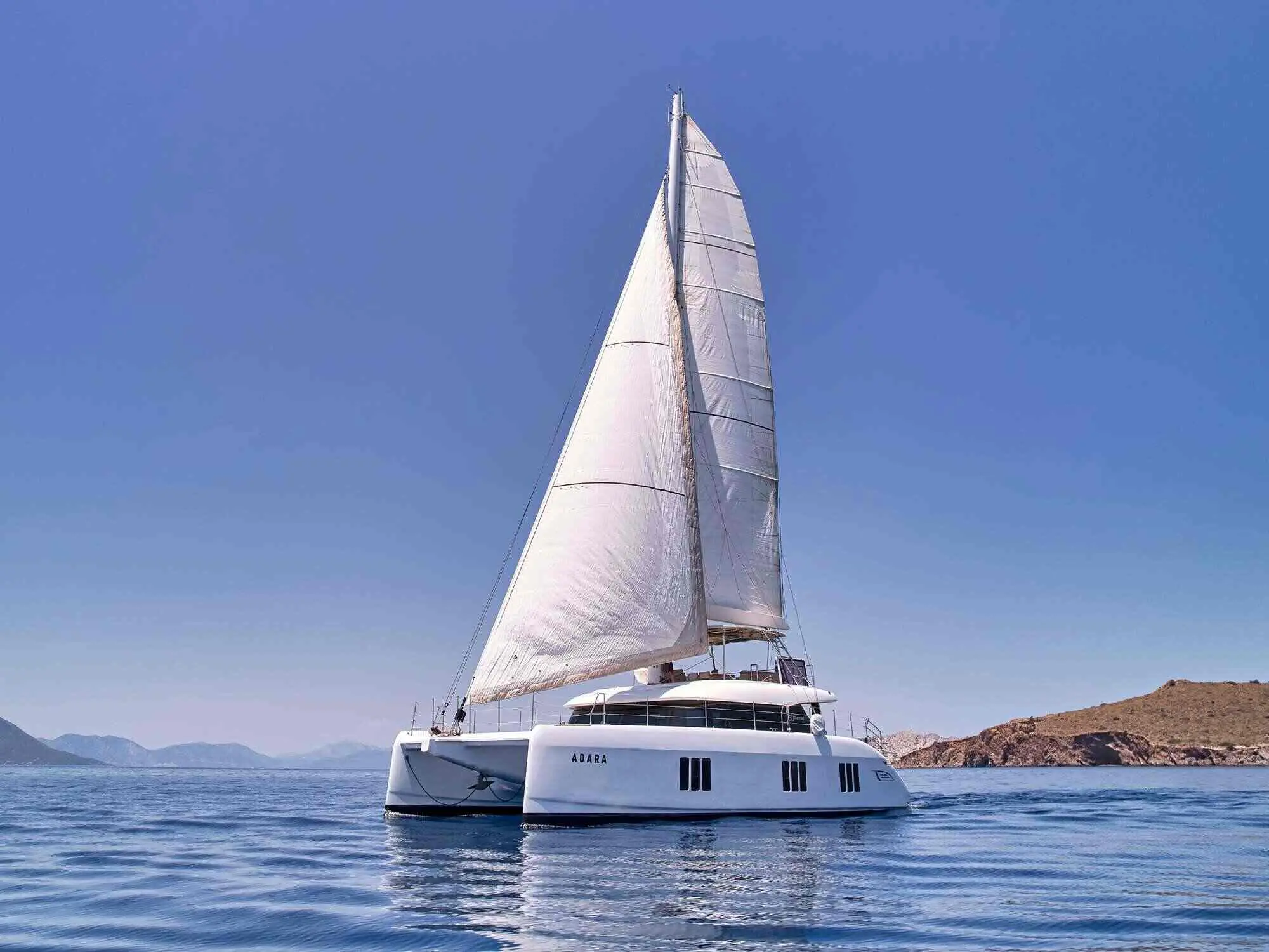 Adara | Sunreef 50 | 4-Cabin Luxury Catamaran | Athens Charter | Booktheboat 