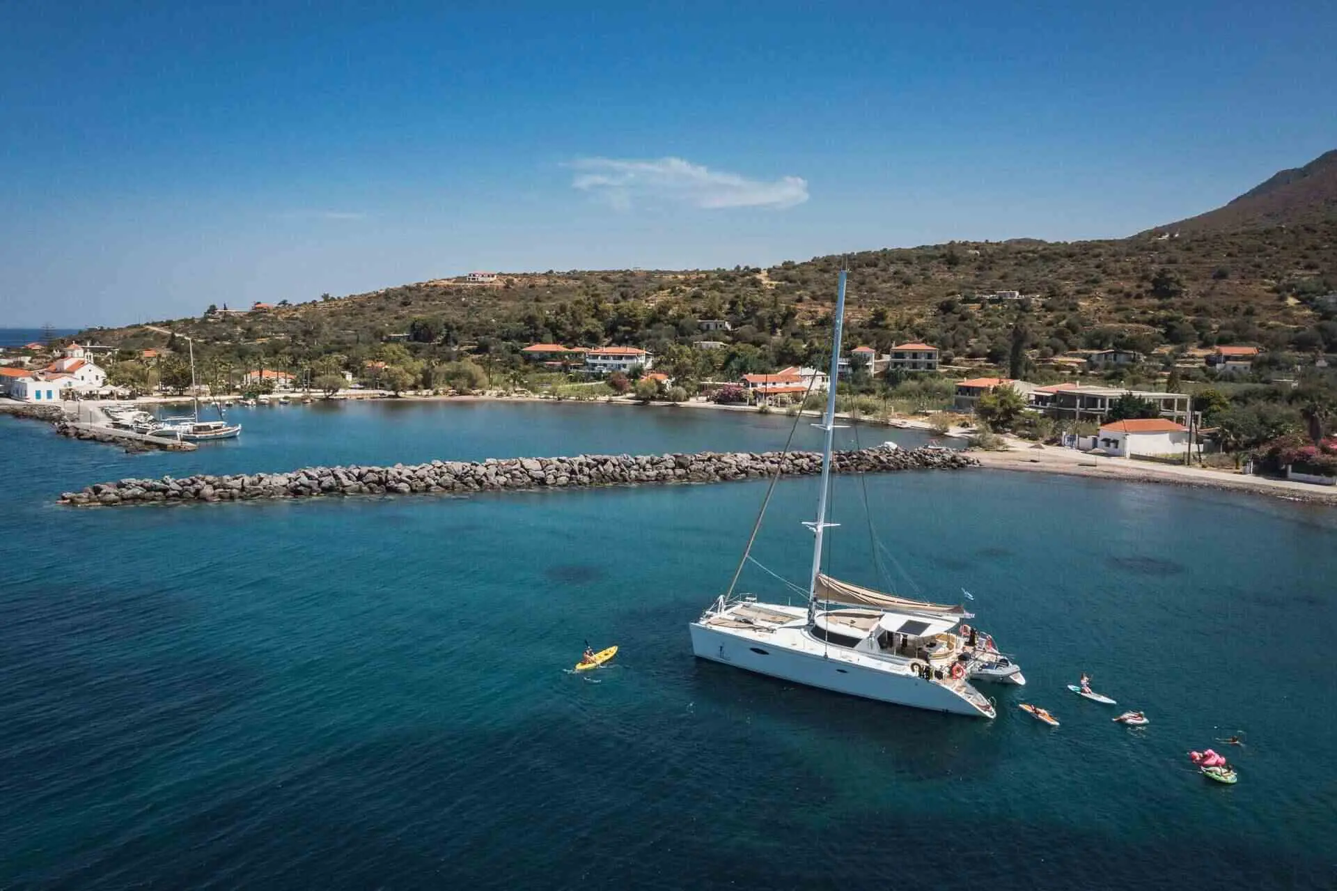 Zorba | Eleuthera 60 | 4-Cabin Luxury Catamaran | Greece Charter | Booktheboat 