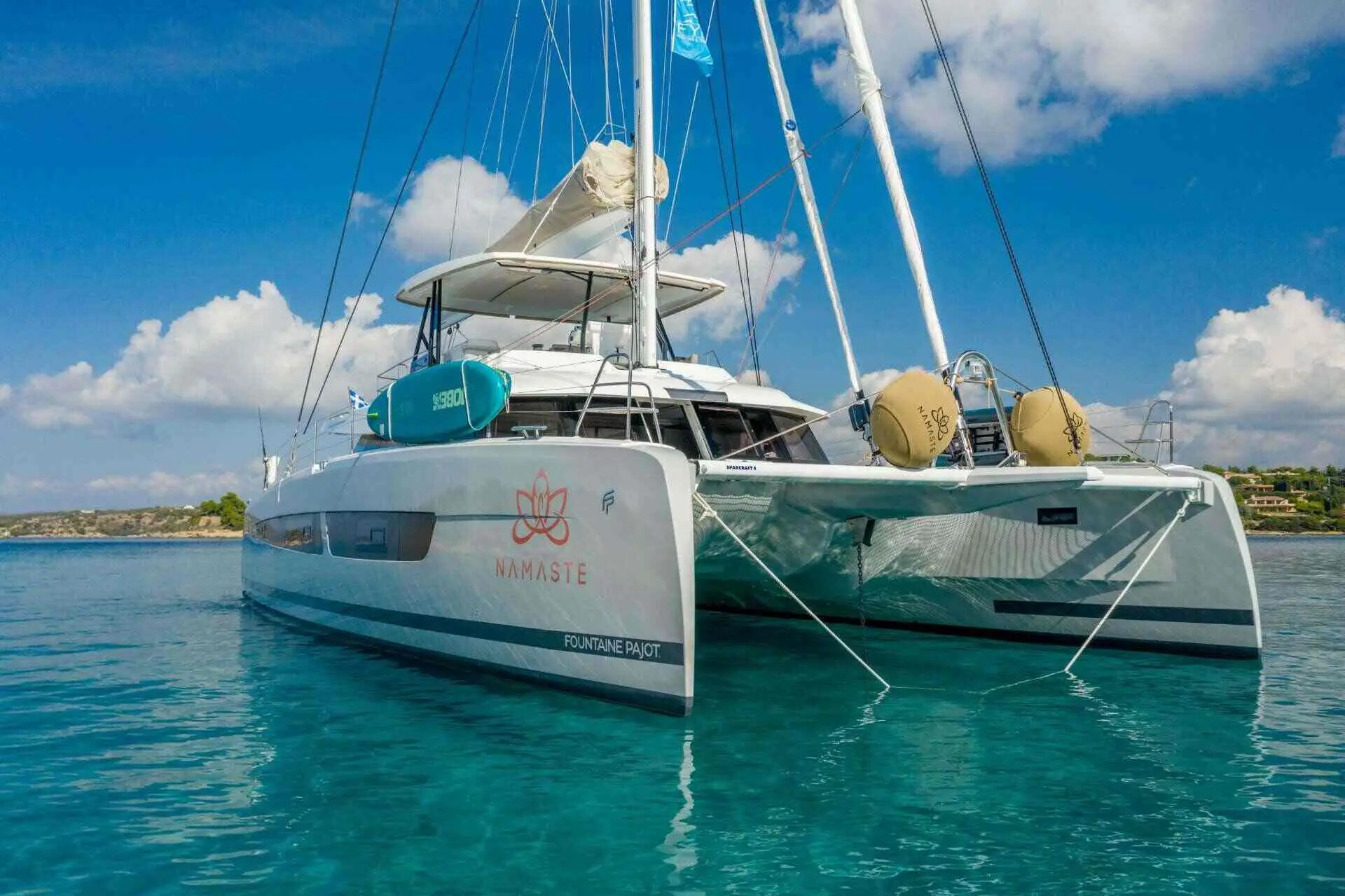 Namaste | Samana 59 | 4-Cabin Luxury Catamaran | Athens Charter | Booktheboat 