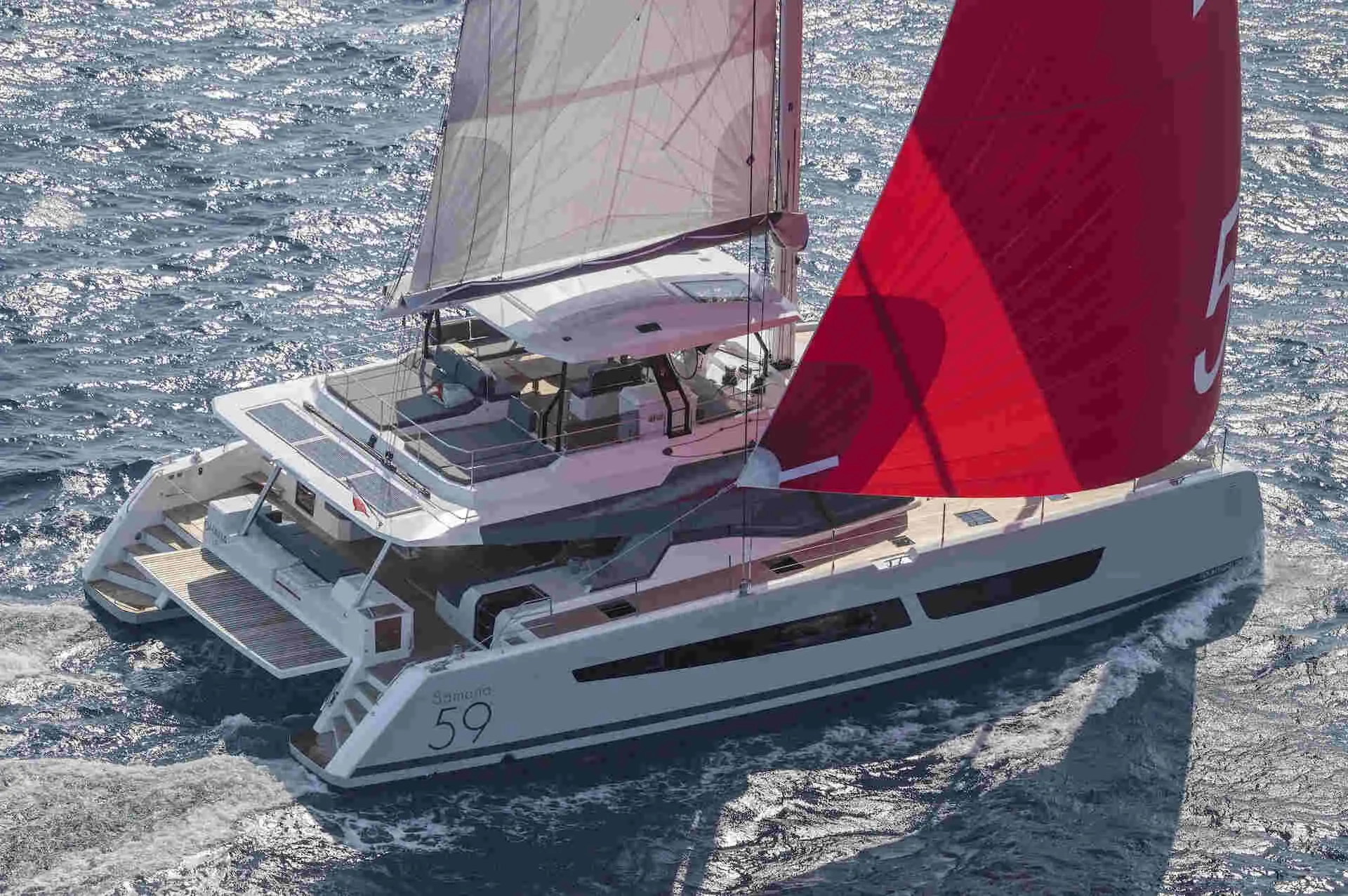 Solomar | Samana 59 | 4-Cabin Luxury Catamaran | Croatia Charter | Booktheboat 